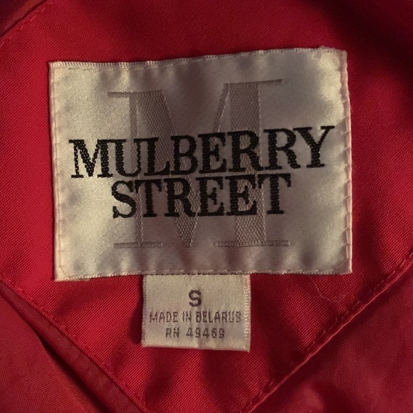 Mulberry Street lined red women’s jacket size S - Picture 5 of 12
